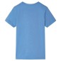 Kinder-Kurzarmshirt Mittelblau 140 Kinder-Kurzarmshirt Mittelblau 140