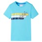 Kinder-Kurzarmshirt Aquablau 104 Kinder-Kurzarmshirt Aquablau 104