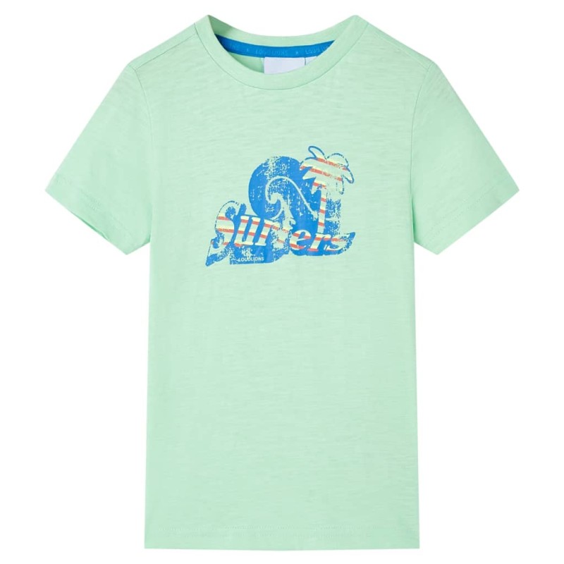 Kinder-T-Shirt Hellgrün 92 Kinder-T-Shirt Hellgrün 92
