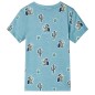 Kinder-T-Shirt Hellgrün Melange 92 Kinder-T-Shirt Hellgrün Melange 92