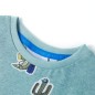 Kinder-T-Shirt Hellgrün Melange 92 Kinder-T-Shirt Hellgrün Melange 92