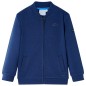 Kinder-Sweatshirt mit Reißverschluss Marineblau 128 Kinder-Sweatshirt mit Reißverschluss Marineblau 128