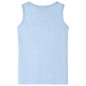 Kinder-Tanktop Hellblau Melange 116 Kinder-Tanktop Hellblau Melange 116