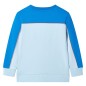 Kinder-Sweatshirt Knallblau und Hellblau 128 Kinder-Sweatshirt Knallblau und Hellblau 128
