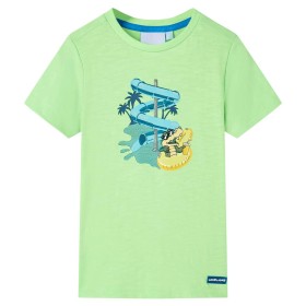 Kinder-T-Shirt Neongrün 104