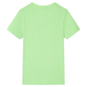 Kinder-T-Shirt Neongrün 128