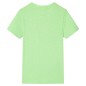 Kinder-T-Shirt Neongrün 128 Kinder-T-Shirt Neongrün 128