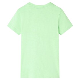 Kinder-T-Shirt Neongrün 104