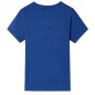 Kinder-T-Shirt Dunkelblau Melange 128 Kinder-T-Shirt Dunkelblau Melange 128
