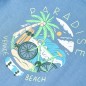 Kinder-T-Shirt Mittelblau 128 Kinder-T-Shirt Mittelblau 128