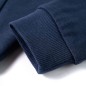 Kinder-Kapuzenpullover Marineblau Melange und Orange 116 Kinder-Kapuzenpullover Marineblau Melange und Orange 116