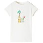 Kinder-T-Shirt Ecru 128 Kinder-T-Shirt Ecru 128