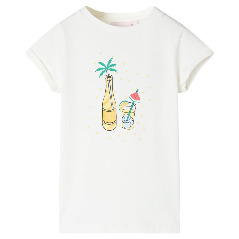 Kinder-T-Shirt Ecru 104 Kinder-T-Shirt Ecru 104