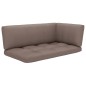 Outdoor-Ecksofa Paletten Kiefernholz Imprägniert Grau Outdoor-Ecksofa Paletten Kiefernholz Imprägniert Grau