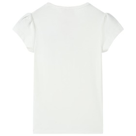Kinder-T-Shirt Ecru 92