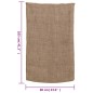 vidaXL Jutesäcke 10 Stk. 60x105 cm 100% Jute 220 g/m² vidaXL Jutesäcke 10 Stk. 60x105 cm 100% Jute 220 g/m²