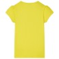 Kinder-T-Shirt Knallgelb 128 Kinder-T-Shirt Knallgelb 128