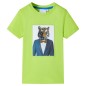 Kinder-Kurzarmshirt Limette 116 Kinder-Kurzarmshirt Limette 116