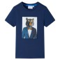 Kinder-Kurzarmshirt Dunkelblau 116 Kinder-Kurzarmshirt Dunkelblau 116
