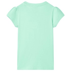 Kinder-T-Shirt Hellgrün 128