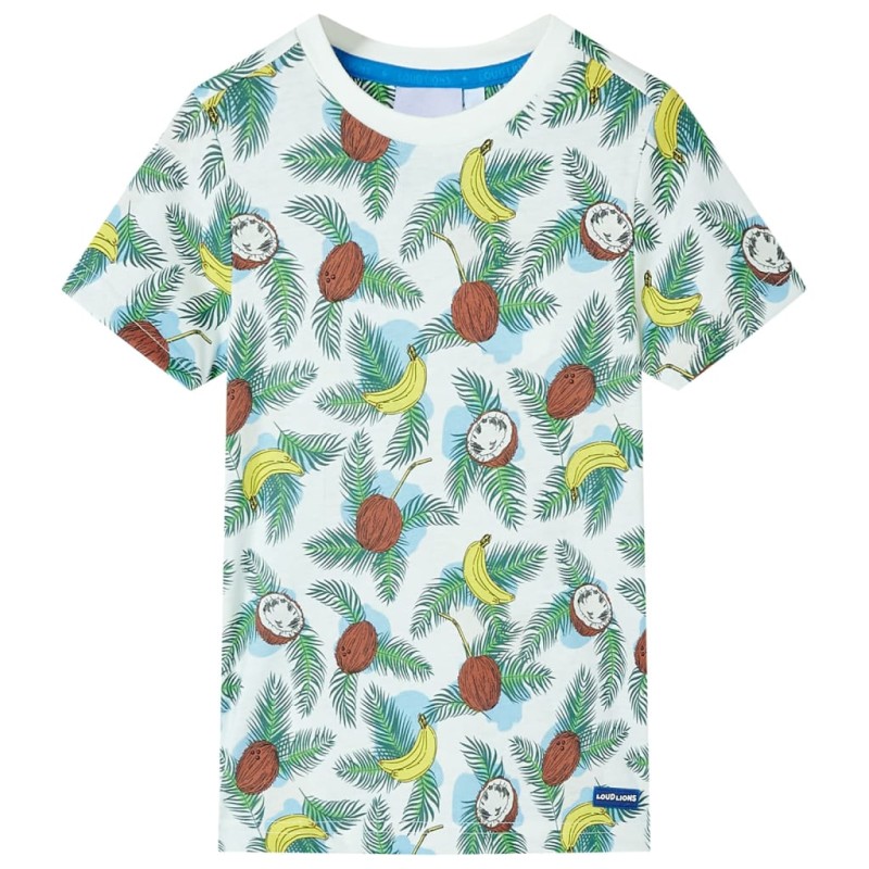 Kinder-Kurzarmshirt Mehrfarbig 104 Kinder-Kurzarmshirt Mehrfarbig 104