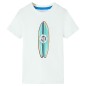 Kinder-Kurzarmshirt Ecru 128 Kinder-Kurzarmshirt Ecru 128