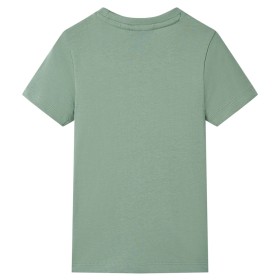Kinder-Kurzarmshirt Khaki 140