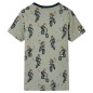 Kinderpyjama mit Kurzen Ärmeln Hellkhaki 104 Kinderpyjama mit Kurzen Ärmeln Hellkhaki 104