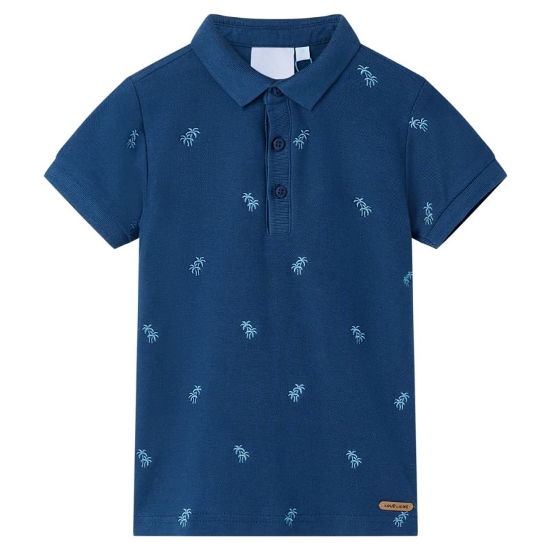 Kinder-Poloshirt Dunkelblau 104 Kinder-Poloshirt Dunkelblau 104