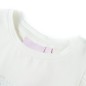 Kinder-T-Shirt mit Rüschenärmeln Weiß 92 Kinder-T-Shirt mit Rüschenärmeln Weiß 92