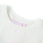 Kinder-T-Shirt mit Rüschenärmeln Weiß 116 Kinder-T-Shirt mit Rüschenärmeln Weiß 116
