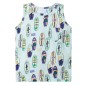 Kinder-Tanktop Hellblau Melange 128 Kinder-Tanktop Hellblau Melange 128