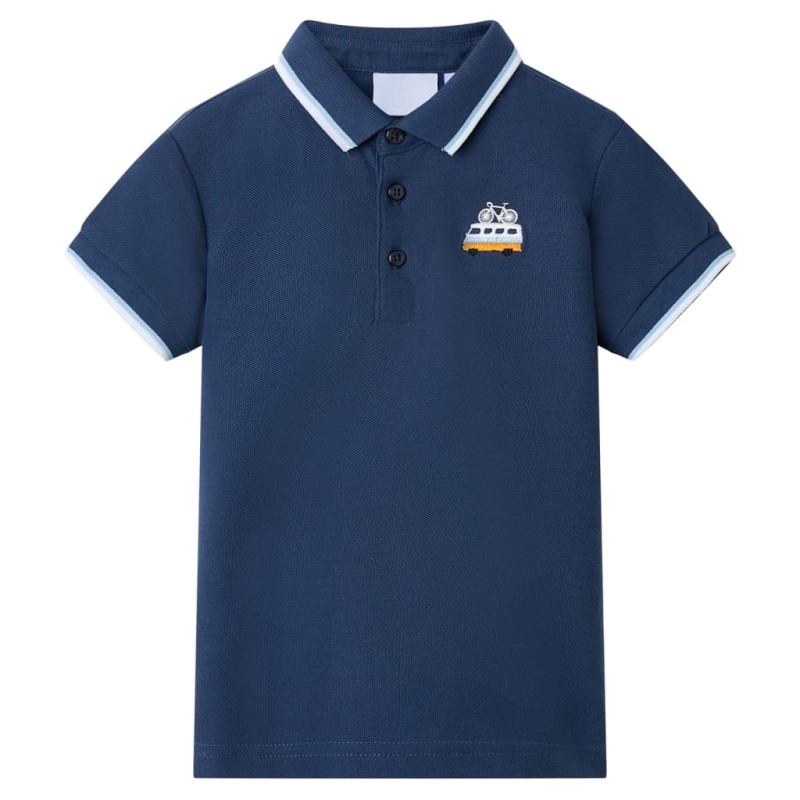 Kinder-Poloshirt Dunkelblau 140 Kinder-Poloshirt Dunkelblau 140