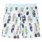 Kindershorts mit Kordelzug Sanftblau Melange 116 Kindershorts mit Kordelzug Sanftblau Melange 116