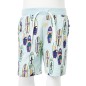 Kindershorts mit Kordelzug Sanftblau Melange 116 Kindershorts mit Kordelzug Sanftblau Melange 116