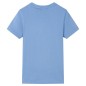 Kinder-T-Shirt Mittelblau 128 Kinder-T-Shirt Mittelblau 128
