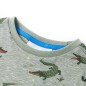 Kinder-T-Shirt Helles Khaki Melange 104 Kinder-T-Shirt Helles Khaki Melange 104