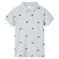 Kinder-Poloshirt Grau Melange 140 Kinder-Poloshirt Grau Melange 140