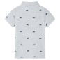 Kinder-Poloshirt Grau Melange 140 Kinder-Poloshirt Grau Melange 140