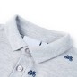 Kinder-Poloshirt Grau Melange 140 Kinder-Poloshirt Grau Melange 140