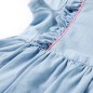 Kinderkleid mit Rüschen Hellblau 128 Kinderkleid mit Rüschen Hellblau 128