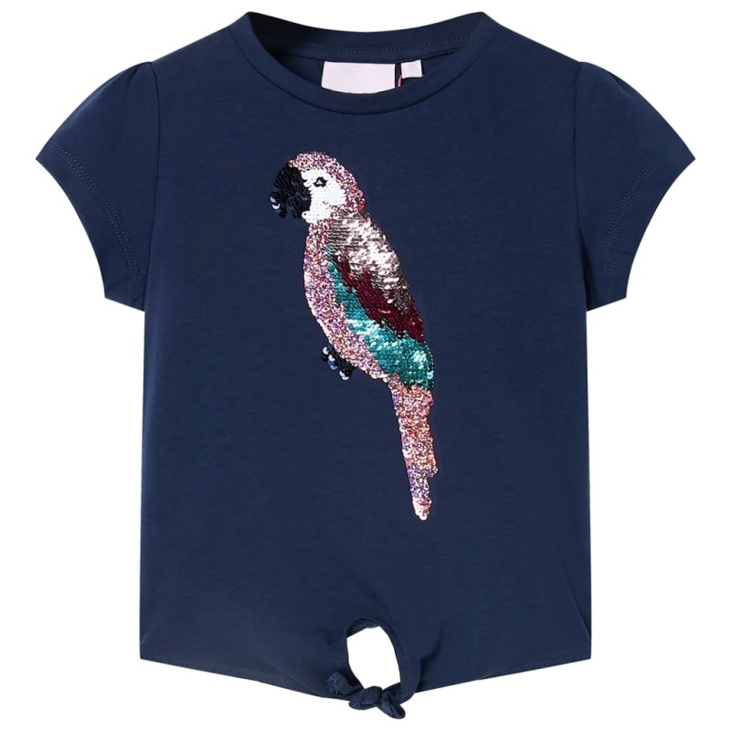 Kinder-T-Shirt Marineblau 140 Kinder-T-Shirt Marineblau 140