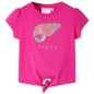 Kinder-T-Shirt Dunkelrosa 104 Kinder-T-Shirt Dunkelrosa 104