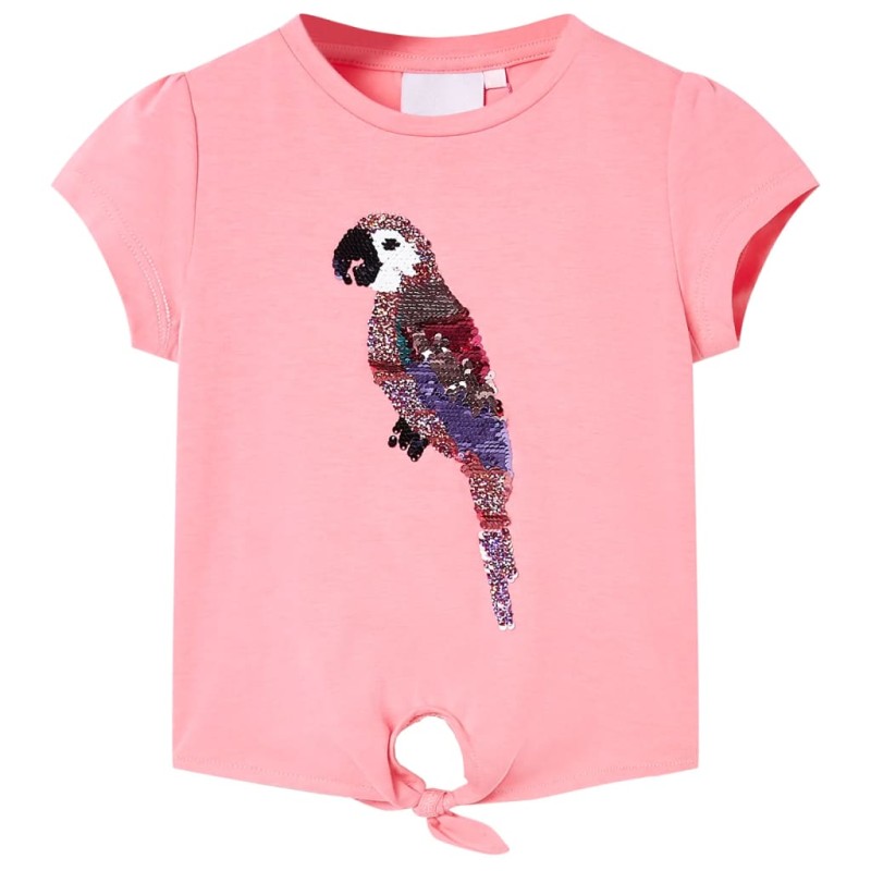 Kinder-T-Shirt Neonrosa 104 Kinder-T-Shirt Neonrosa 104