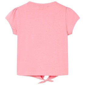 Kinder-T-Shirt Neonrosa 104