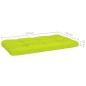 Outdoor-Mittelsofa Paletten Imprägniertes Kiefernholz Grau Outdoor-Mittelsofa Paletten Imprägniertes Kiefernholz Grau