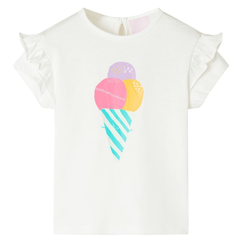 Kinder-T-Shirt Ecru 92 Kinder-T-Shirt Ecru 92