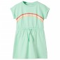 Kinderkleid mit Kordelzug Hellgrün 104 Kinderkleid mit Kordelzug Hellgrün 104