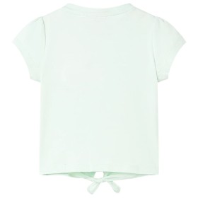 Kinder-T-Shirt Helles Minzgrün 116