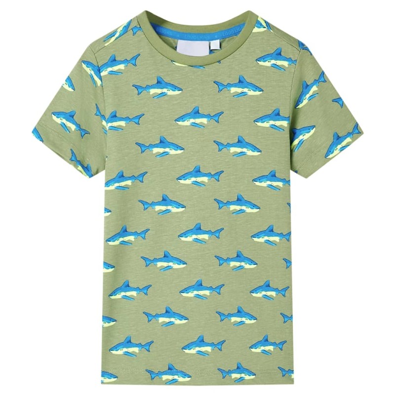 Kinder-T-Shirt Helles Khaki 140 Kinder-T-Shirt Helles Khaki 140